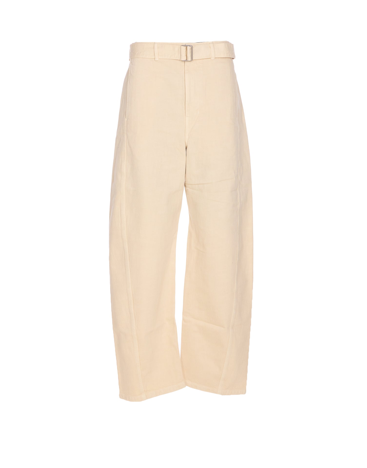 Lemaire Trousers White Cotton