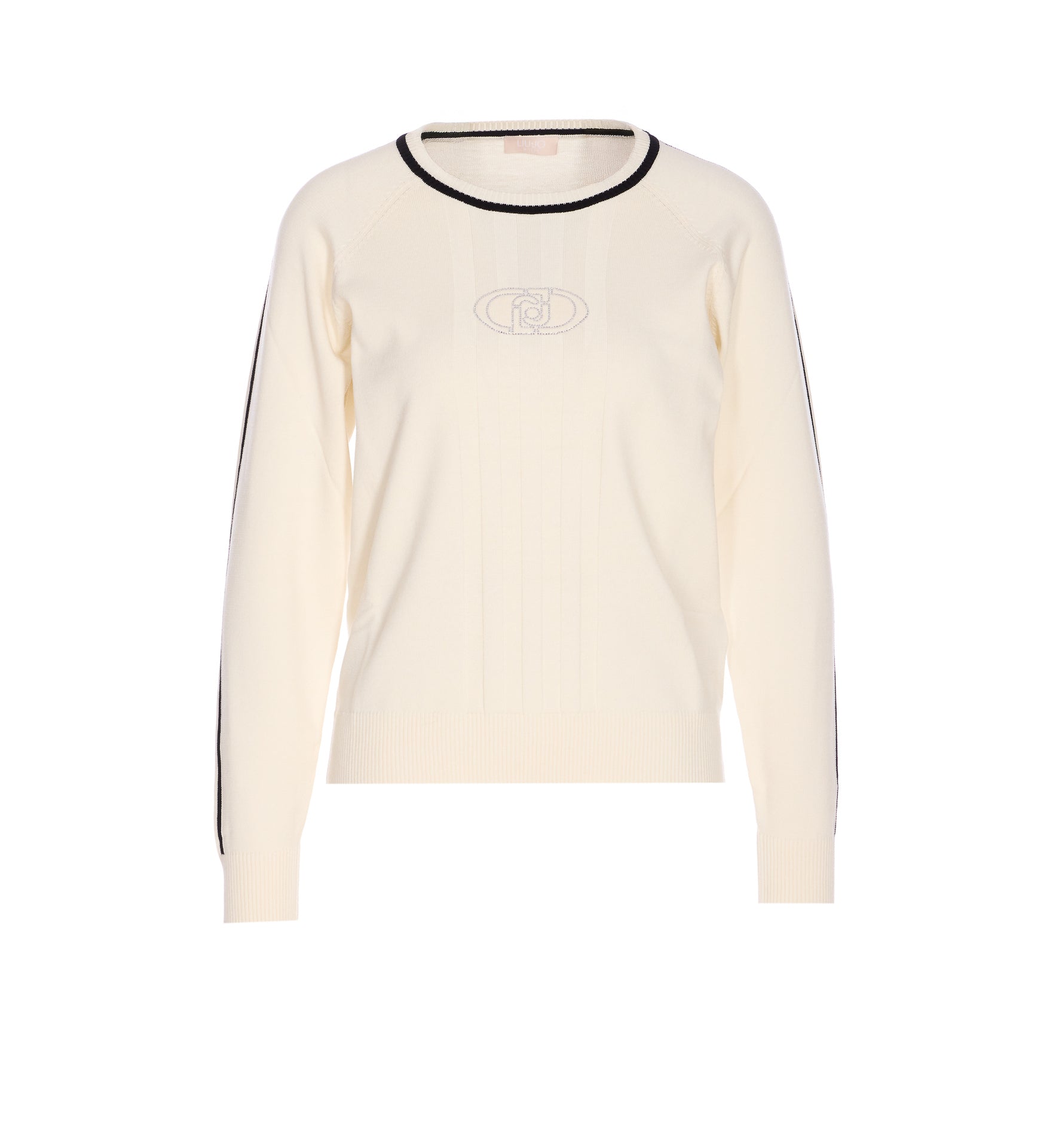 Liu Jo Sweaters White Viscose Polyester