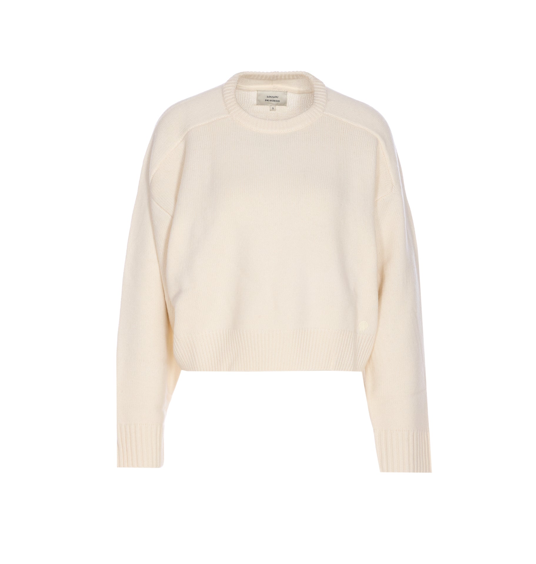 LOULOU DE SAISON Sweaters White Merino Wool Cashmere