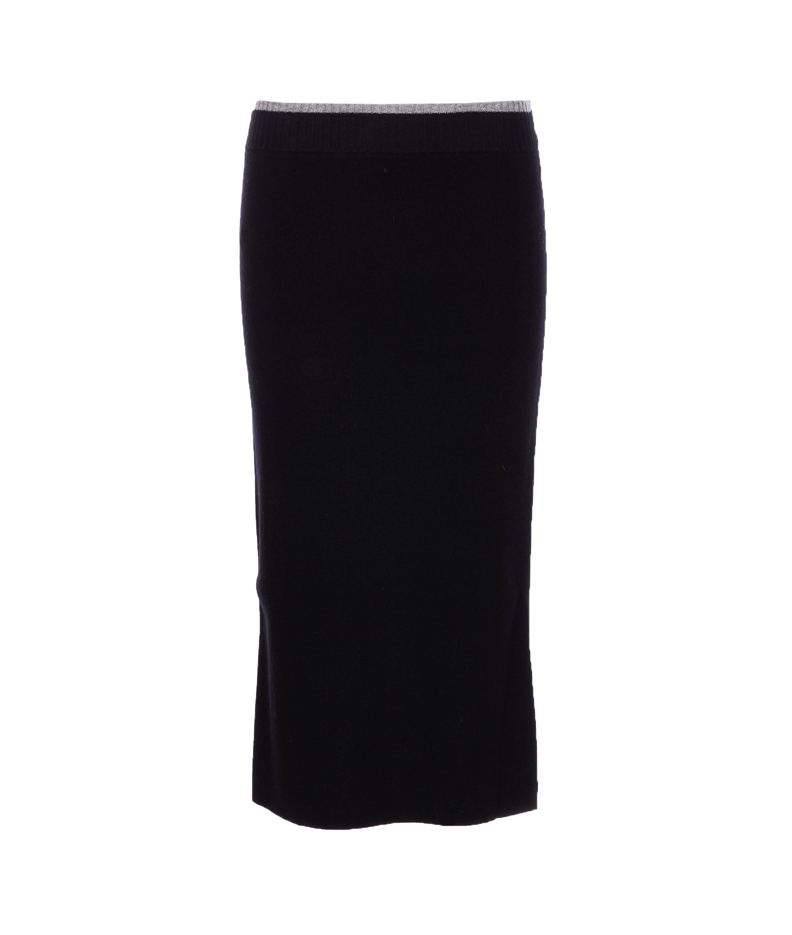 Pinko Skirts Black Wool Nylon Elastane