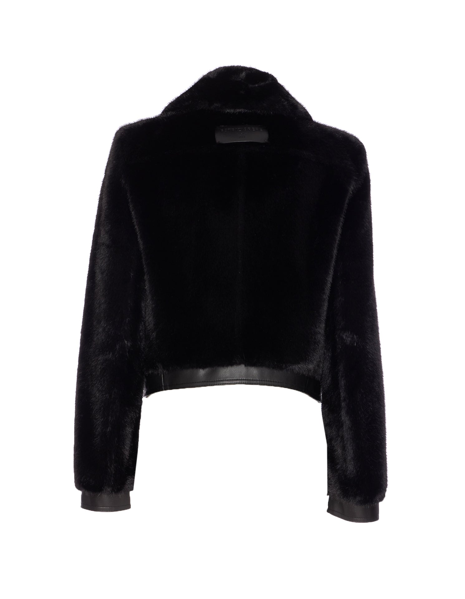 Patrizia Pepe Coats Black Polyester Polyurethane