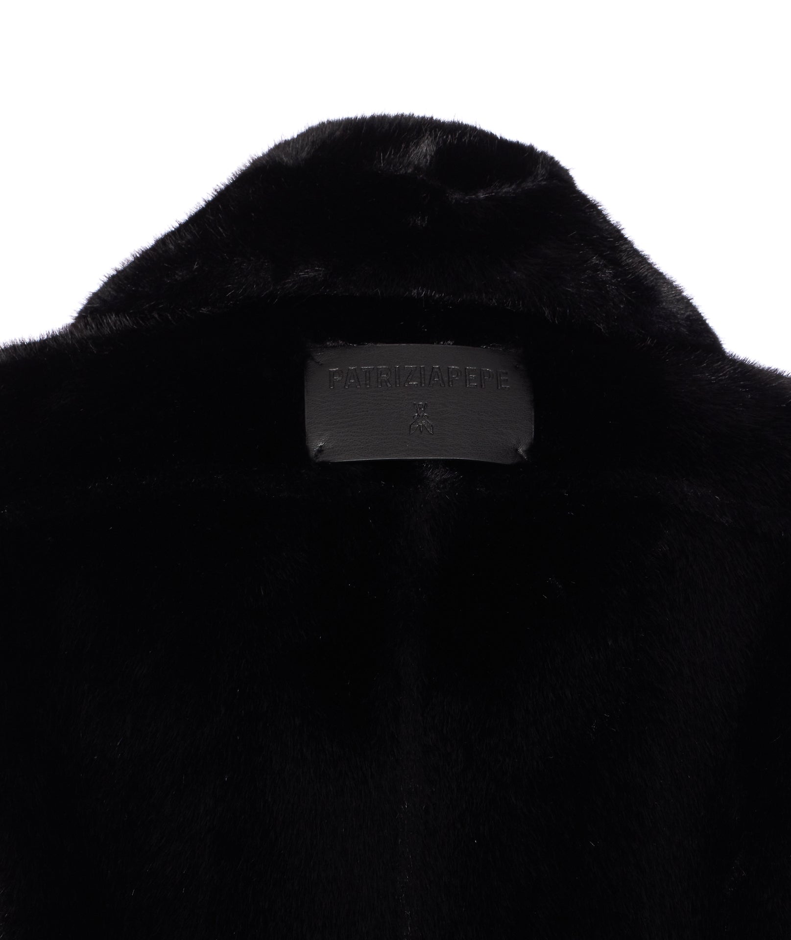 Patrizia Pepe Coats Black Polyester Polyurethane