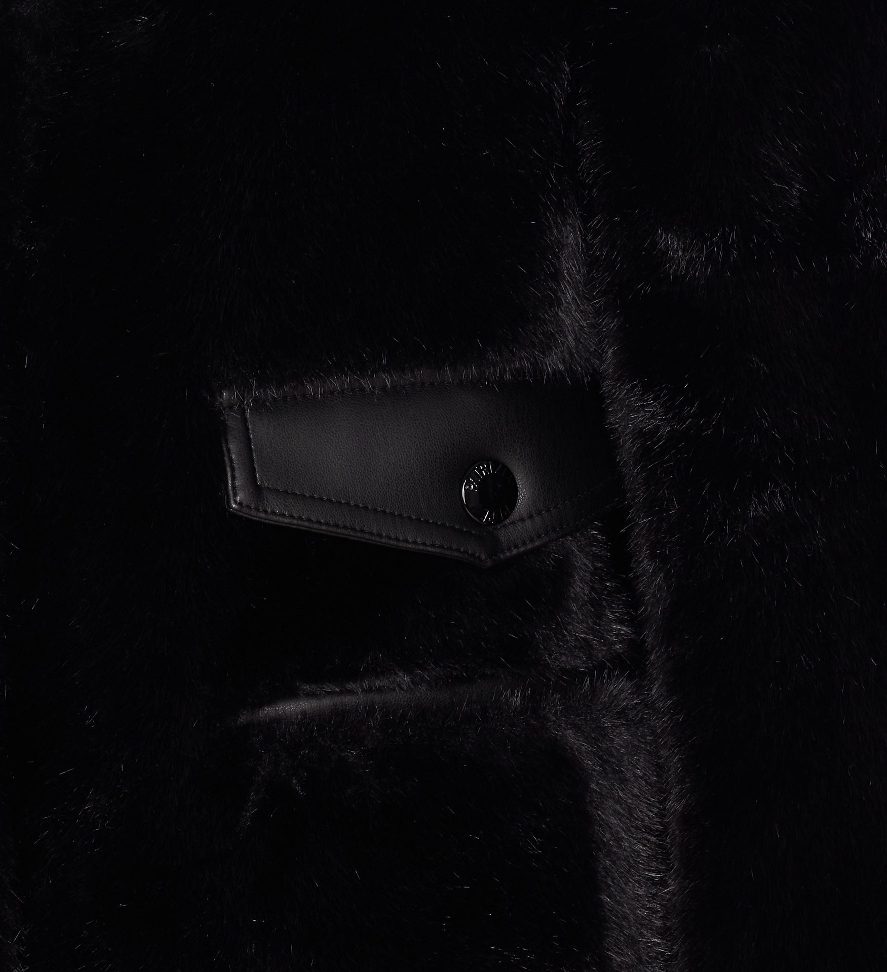 Patrizia Pepe Coats Black Polyester Polyurethane