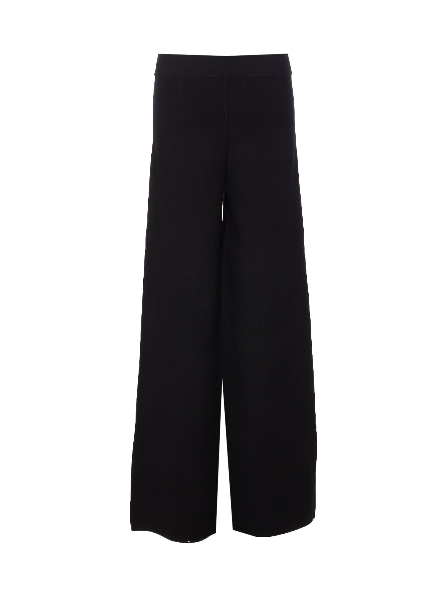Max Mara Studio Trousers Black Viscose Polyester