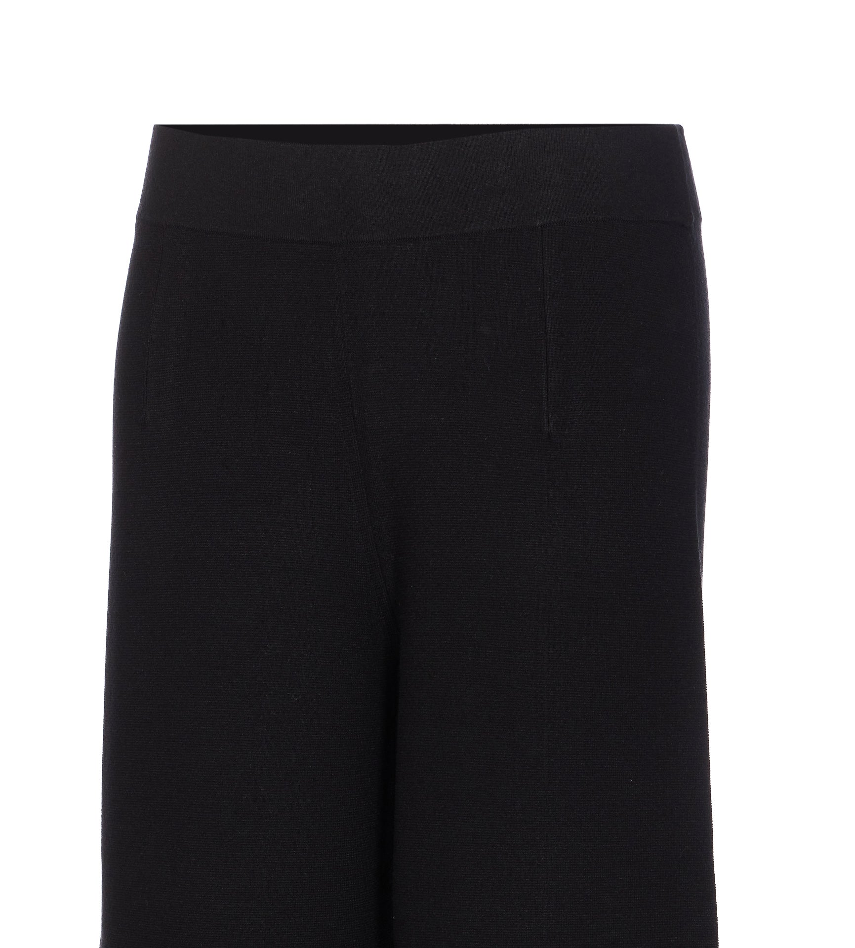 Max Mara Studio Trousers Black Viscose Polyester