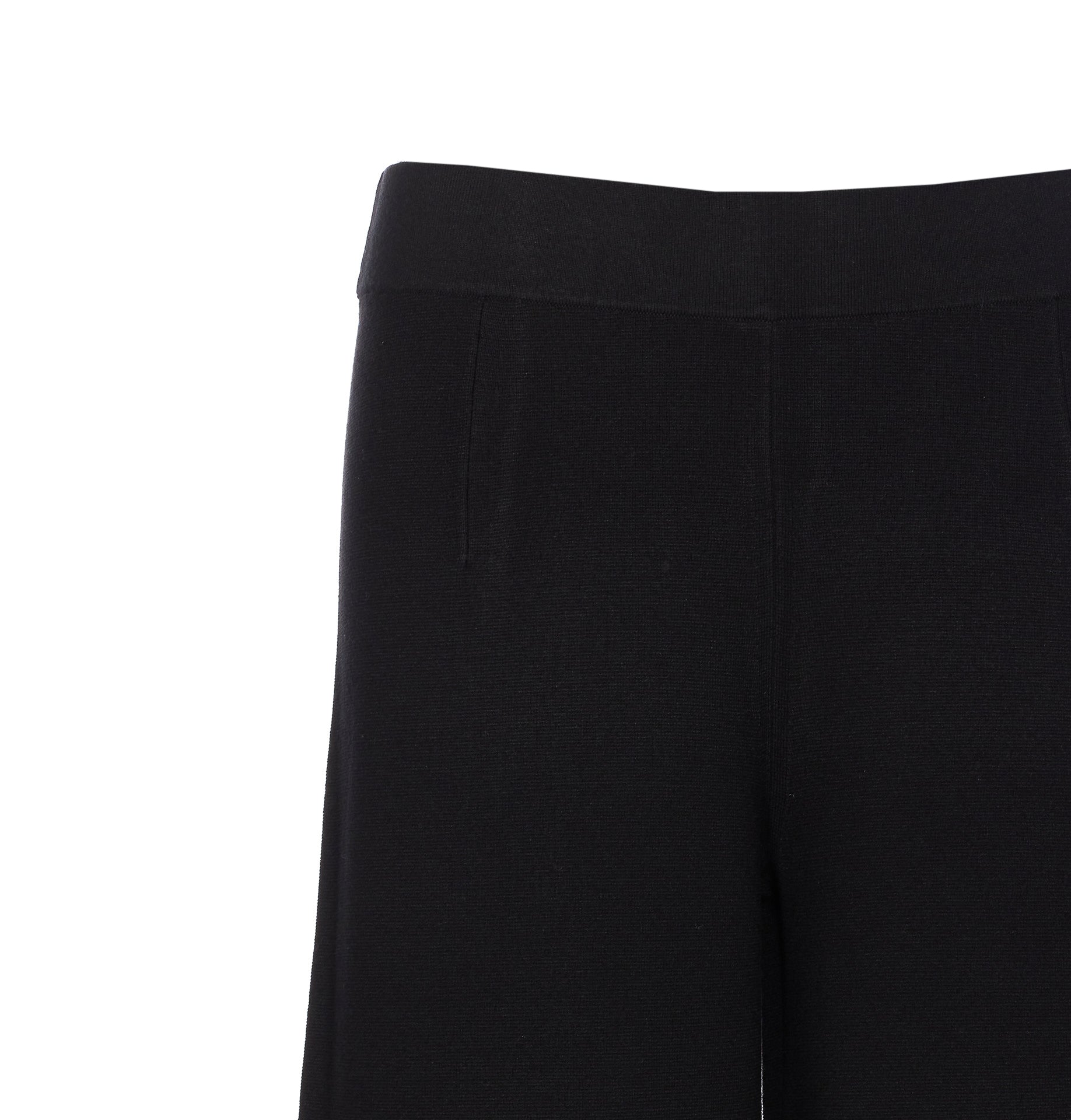 Max Mara Studio Trousers Black Viscose Polyester
