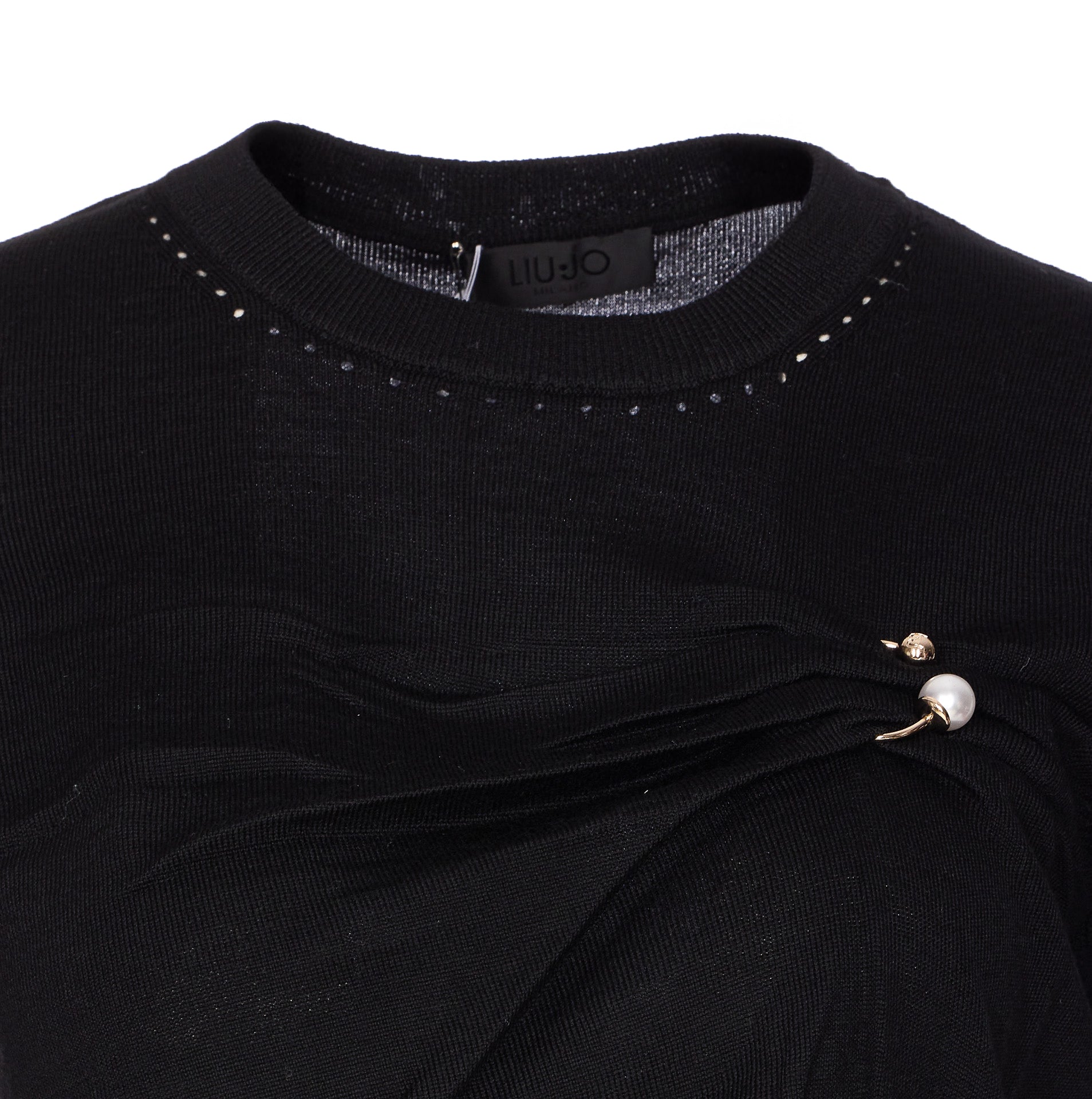 Liu Jo Sweaters Black Virgin Wool