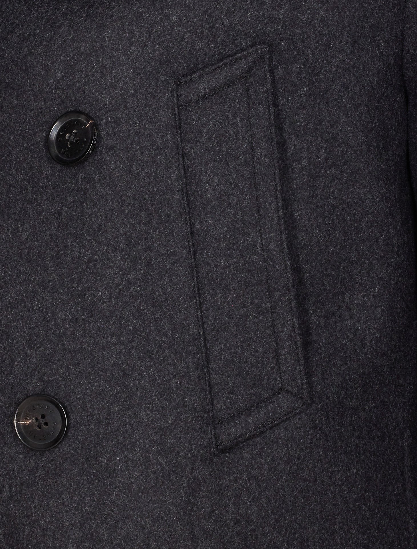 Belstaff Coats Grey Wool Polyamide Cashmere