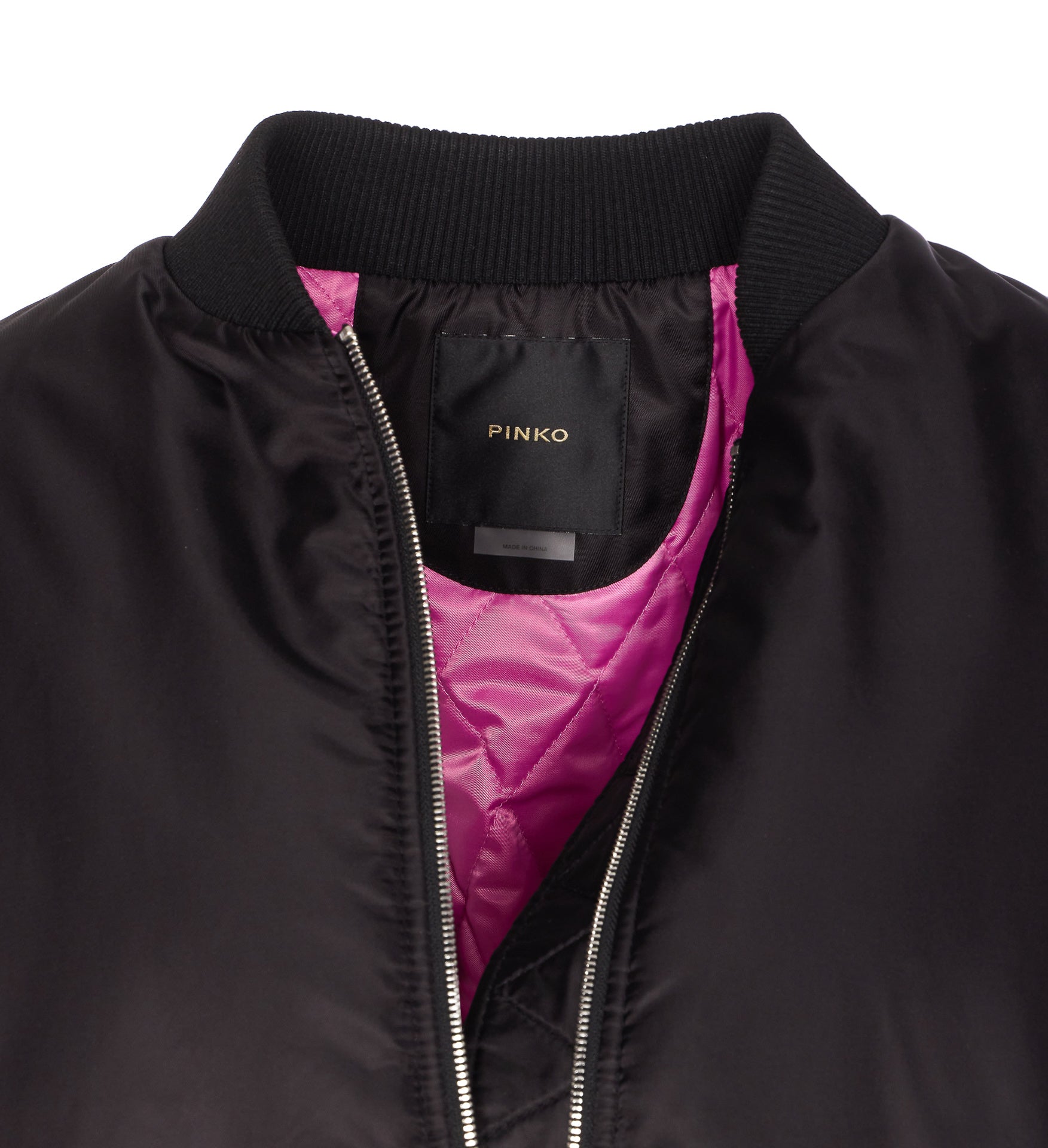 Pinko Coats Black Nylon