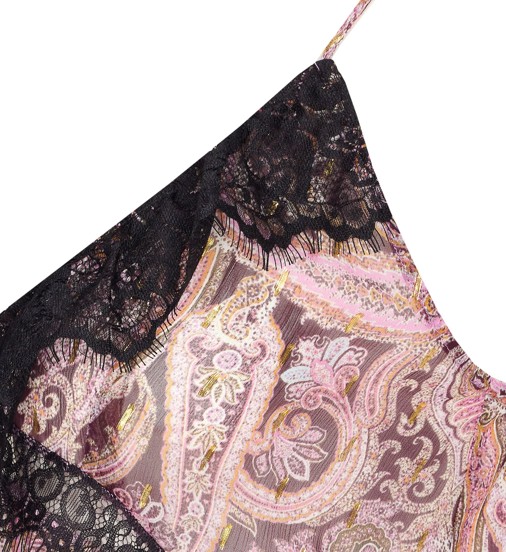 Pinko Top Pink Viscose Metalized Fiber
