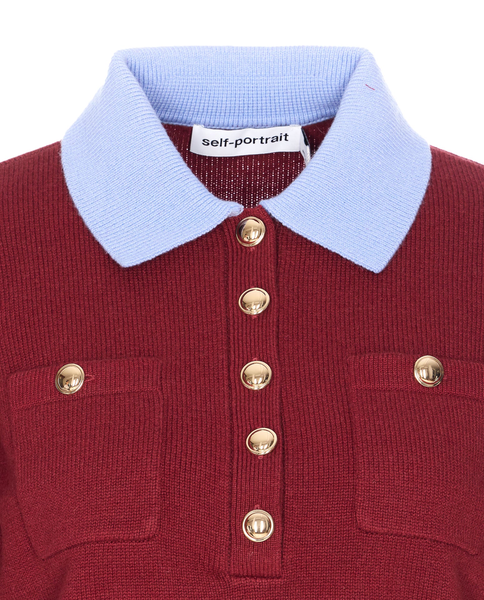 Self Portrait Sweaters Red