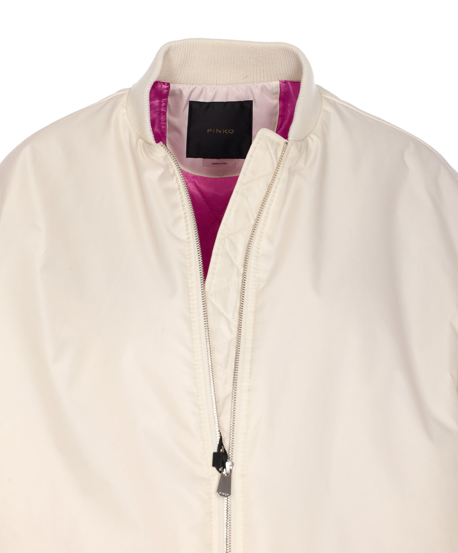 Pinko Coats White Nylon
