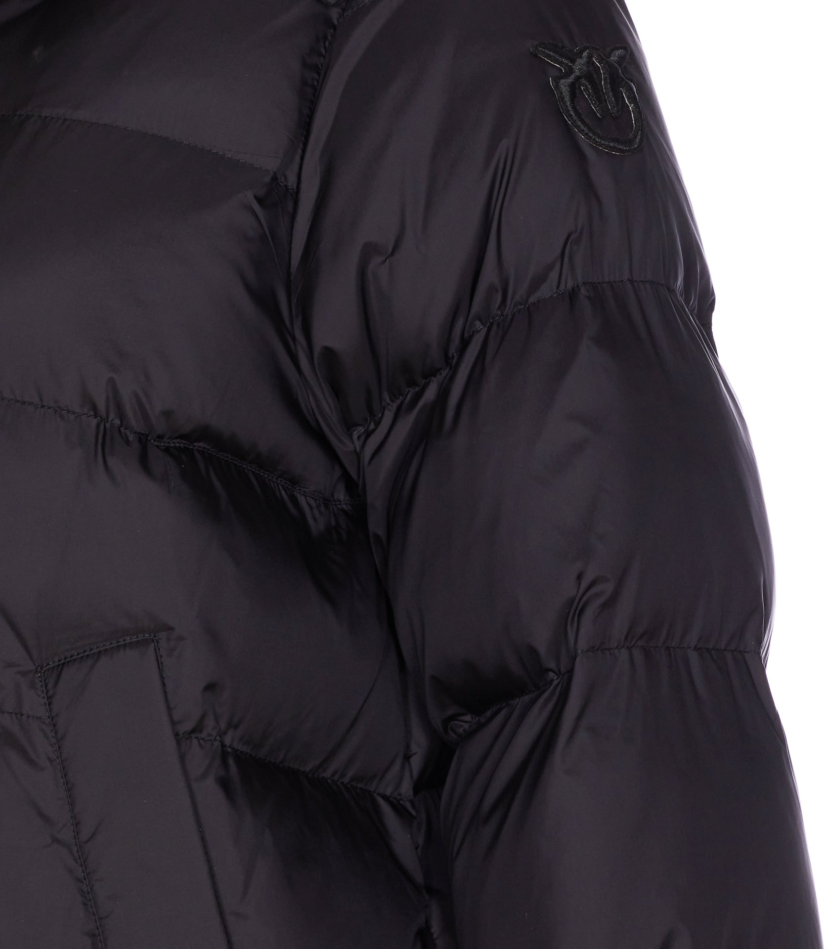 Pinko Coats Black Nylon