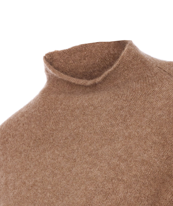 Max Mara Sweaters Brown Cashmere Polyamide Elastane