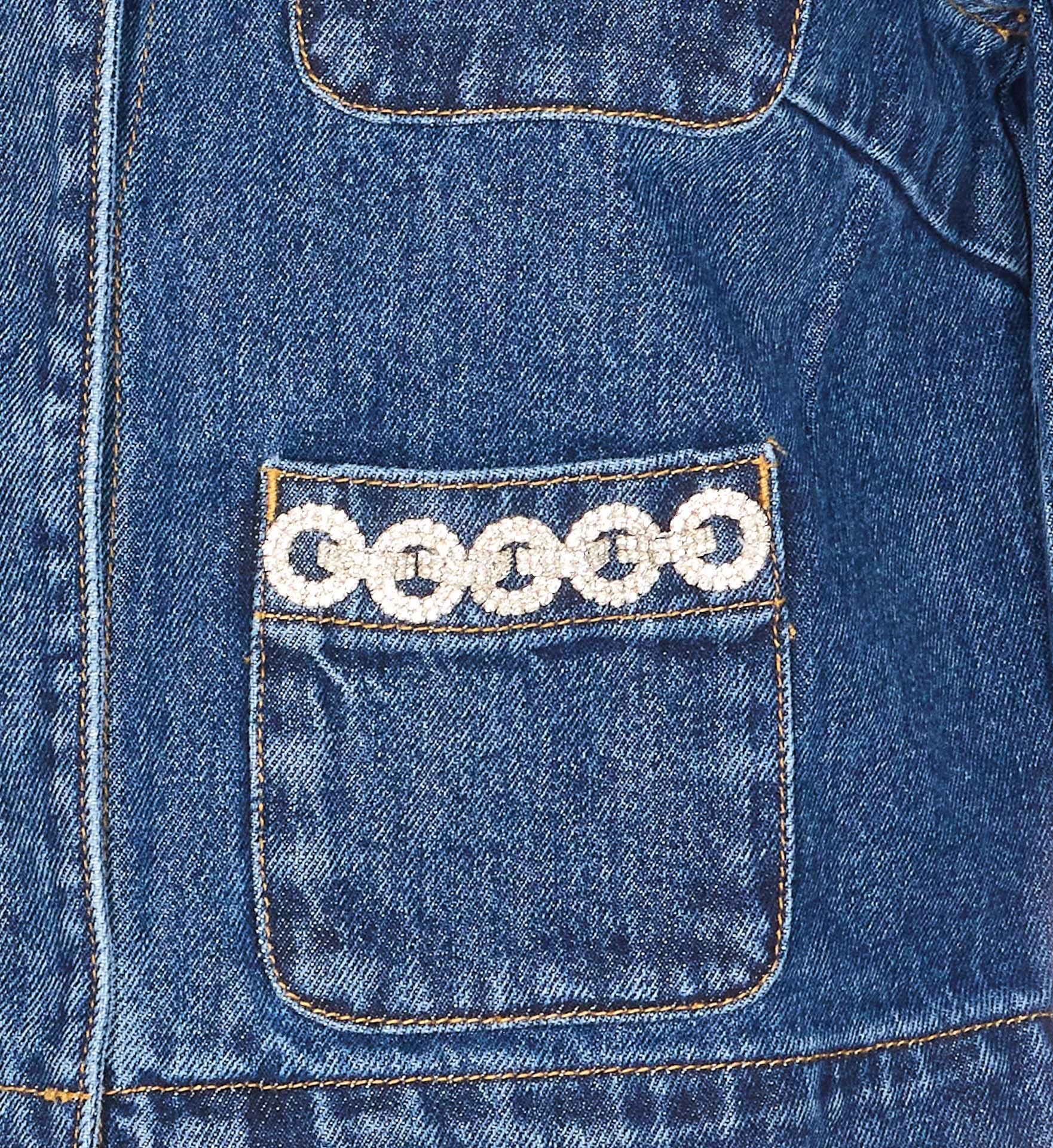 Self Portrait Jackets Blue Cotton
