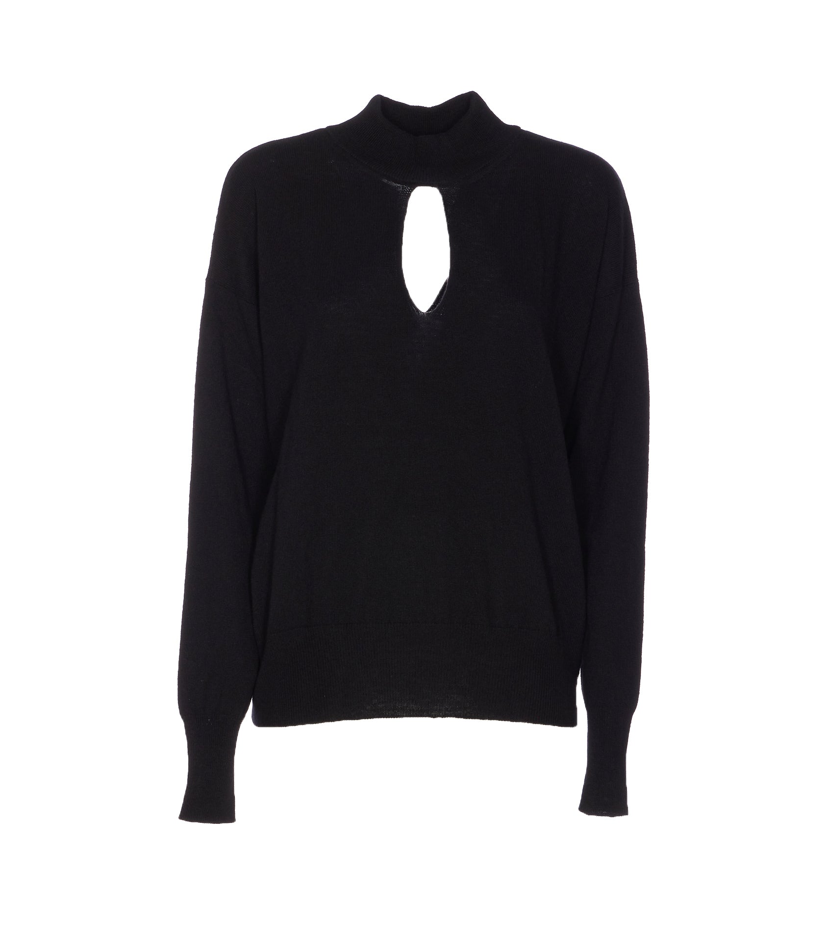 Roberto Collina Sweaters Black Merino Wool