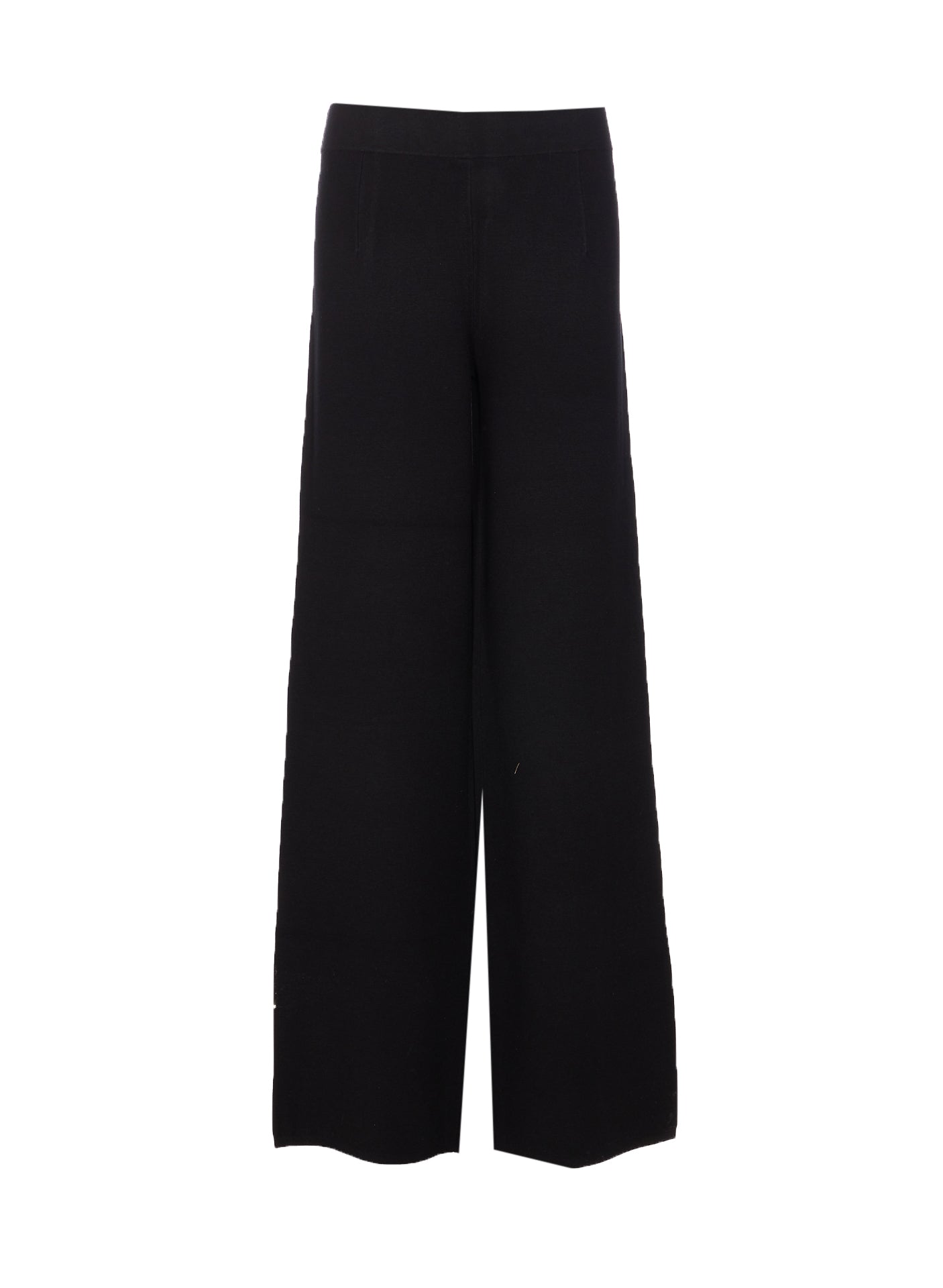 Max Mara Studio Trousers Black Viscose Polyester