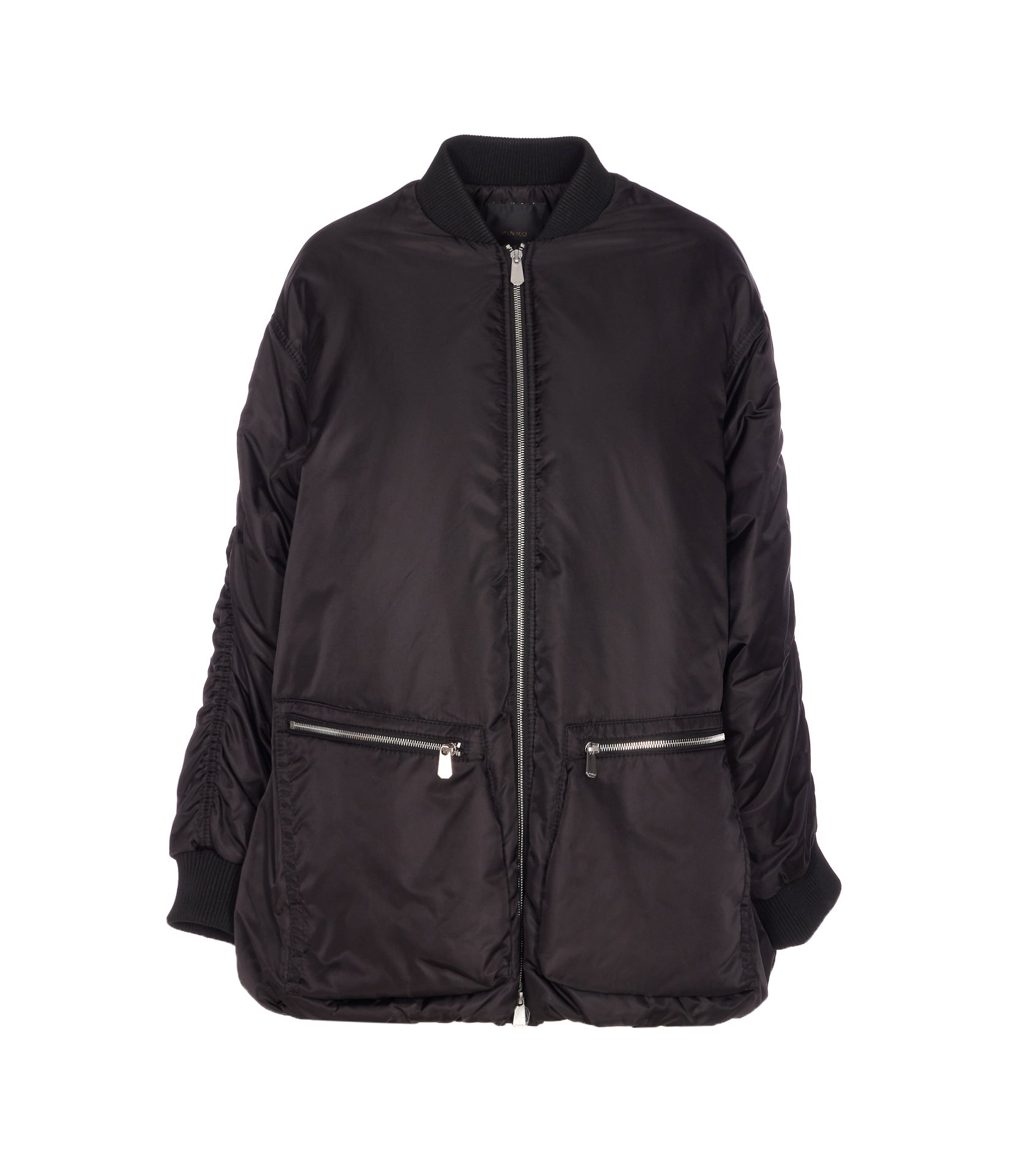 Pinko Coats Black Nylon