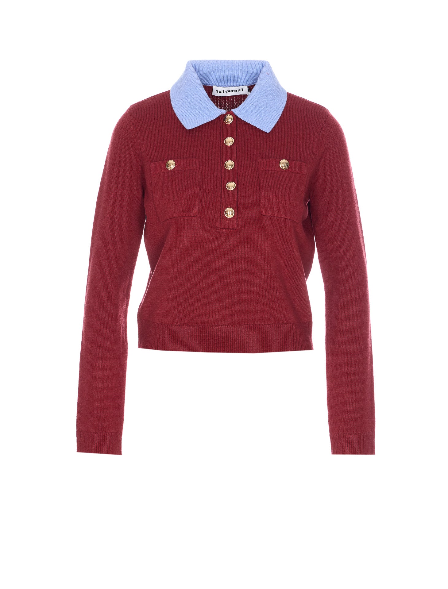 Self Portrait Sweaters Red