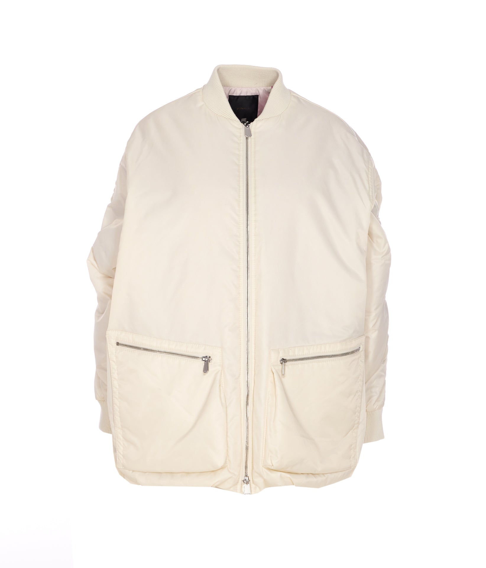 Pinko Coats White Nylon