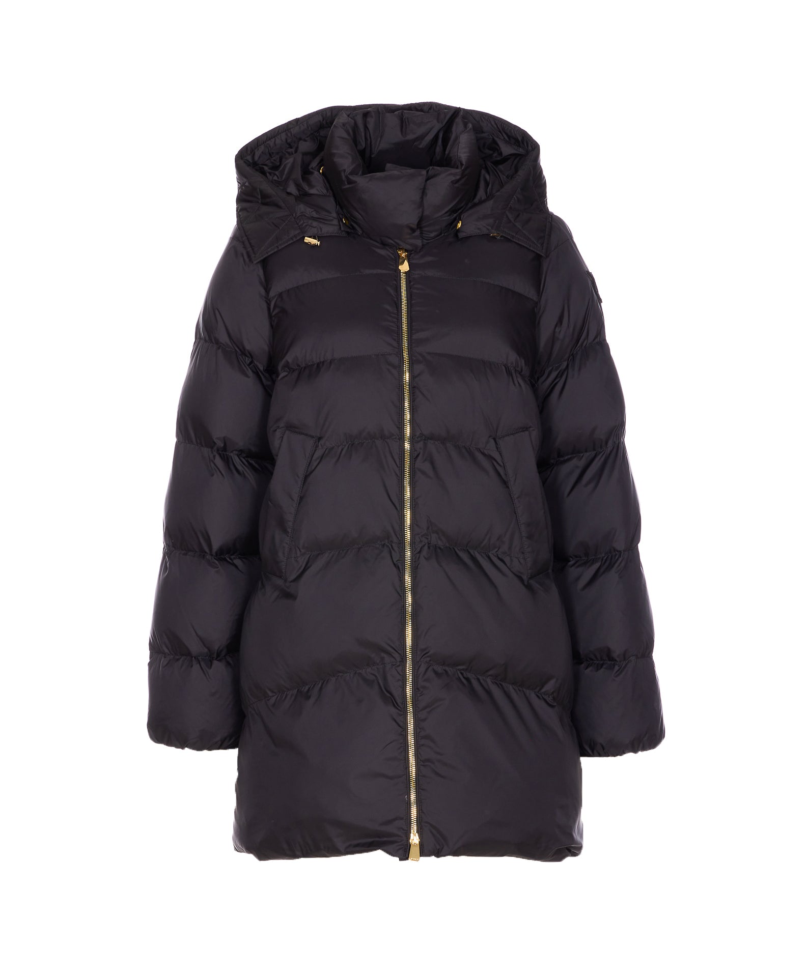Pinko Coats Black Nylon