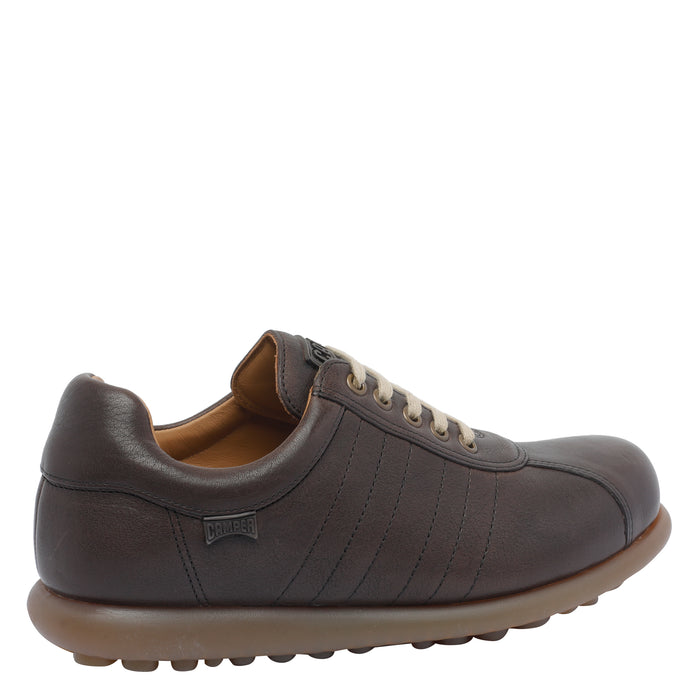 Camper Flat Shoes Brown Calf Leather/rubber Sole