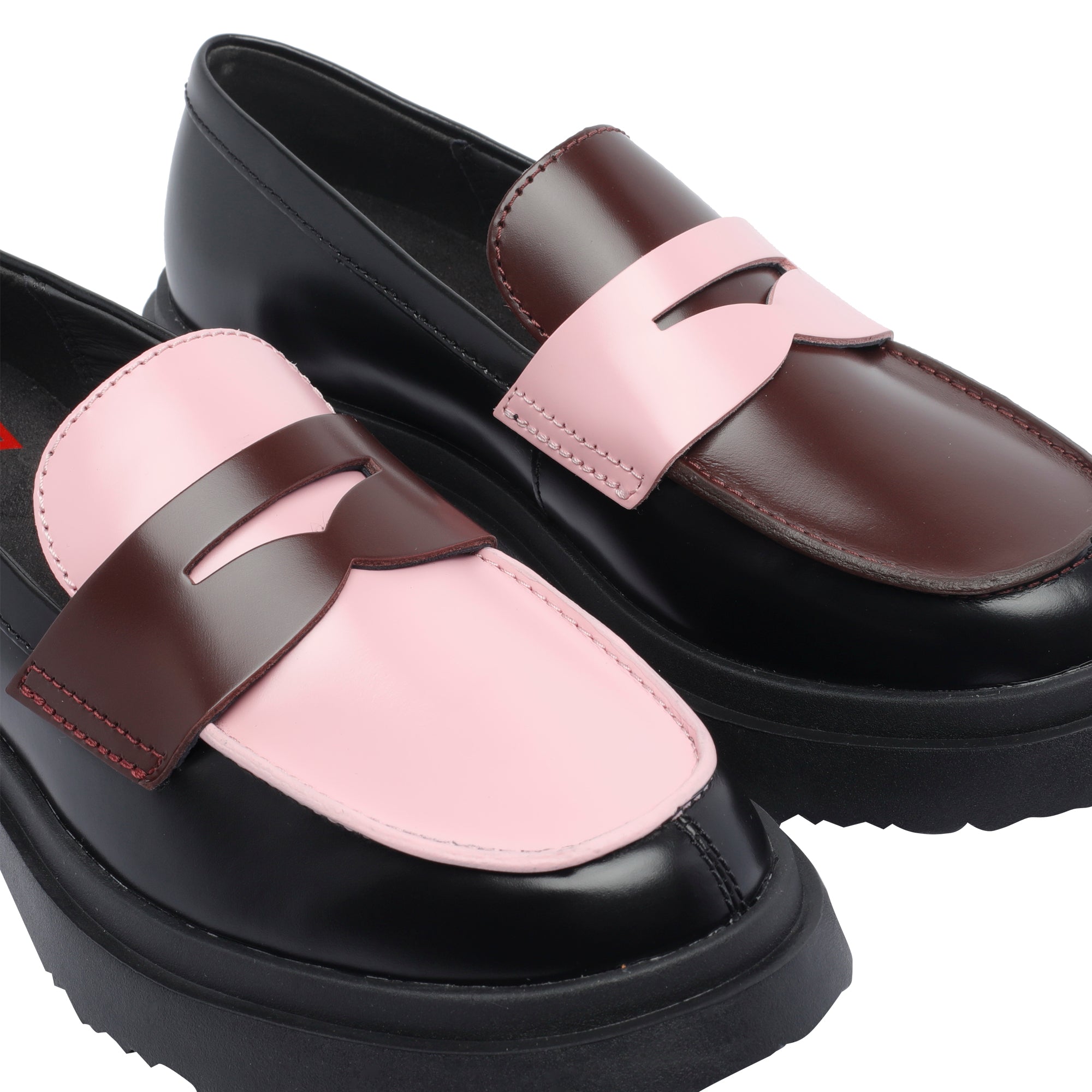 Camper Flat Shoes Multicolour Calf Leather/rubber Sole