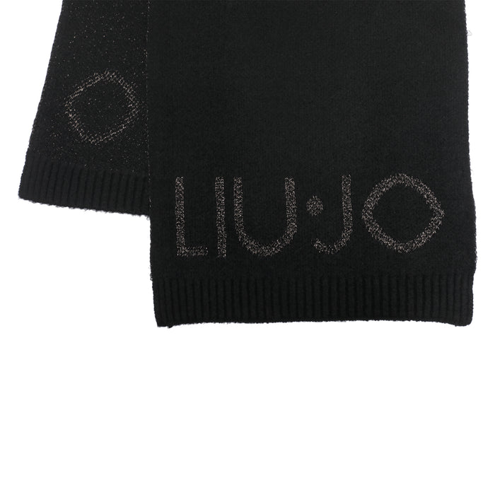 Liu Jo Scarfs Black Acrilica Polyester Elastan