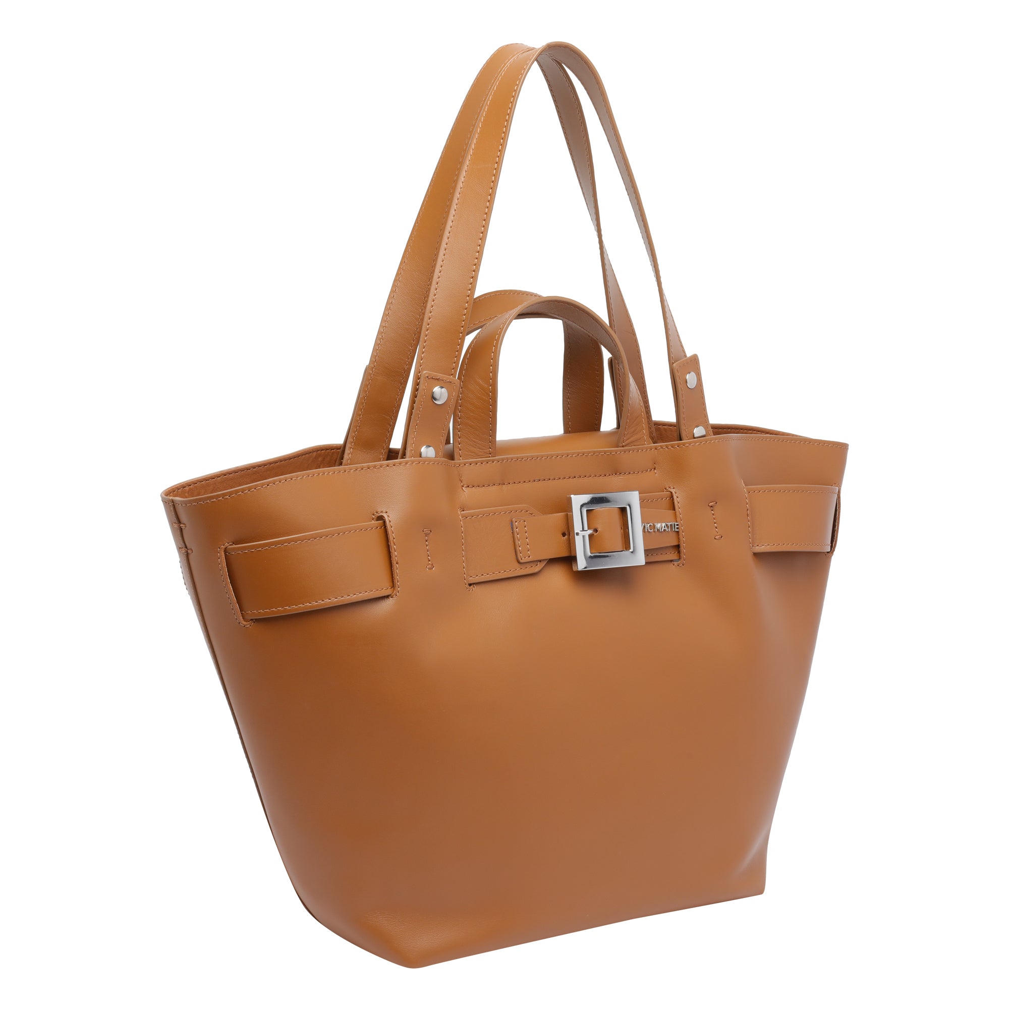 Vic Matie Bags Brown Calf Leather