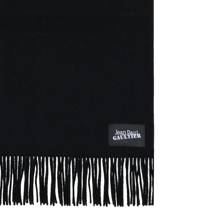 Jean Paul Gaultier Scarfs Black Virgin Wool
