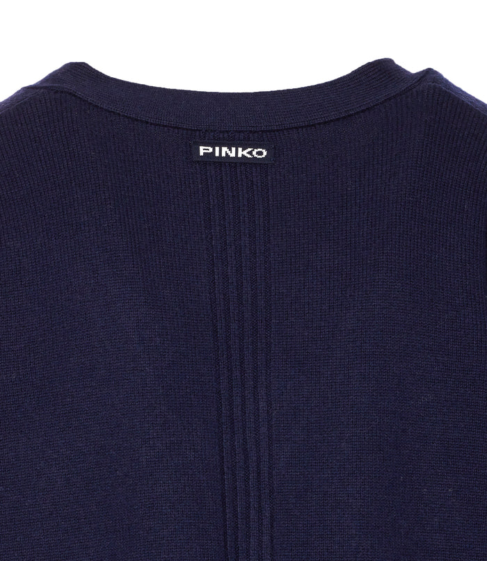 Pinko Sweaters Blue Wool