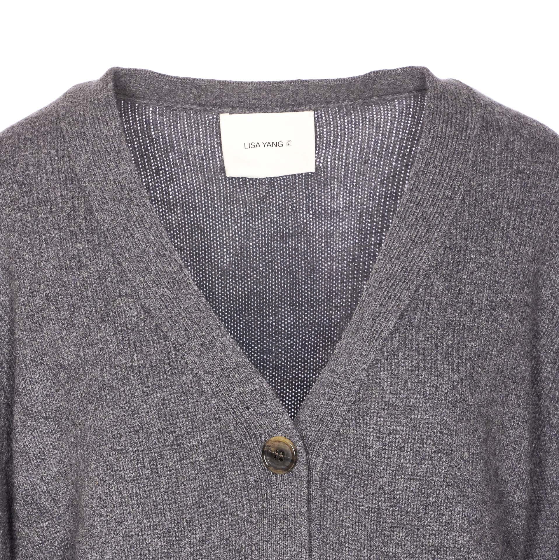 Lisa Yang Sweaters Grey Cashmere