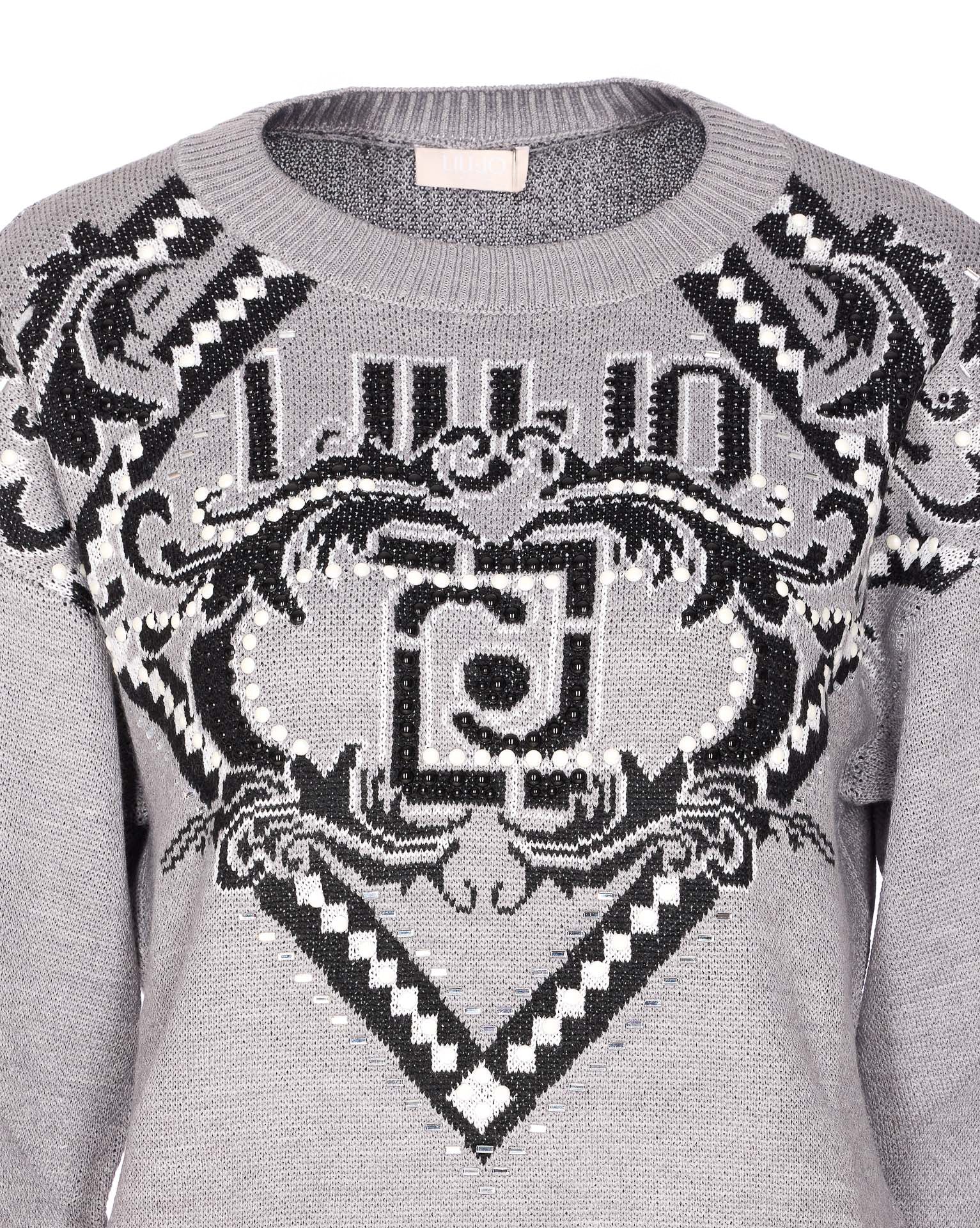 Liu Jo Sweaters Grey Acrylic