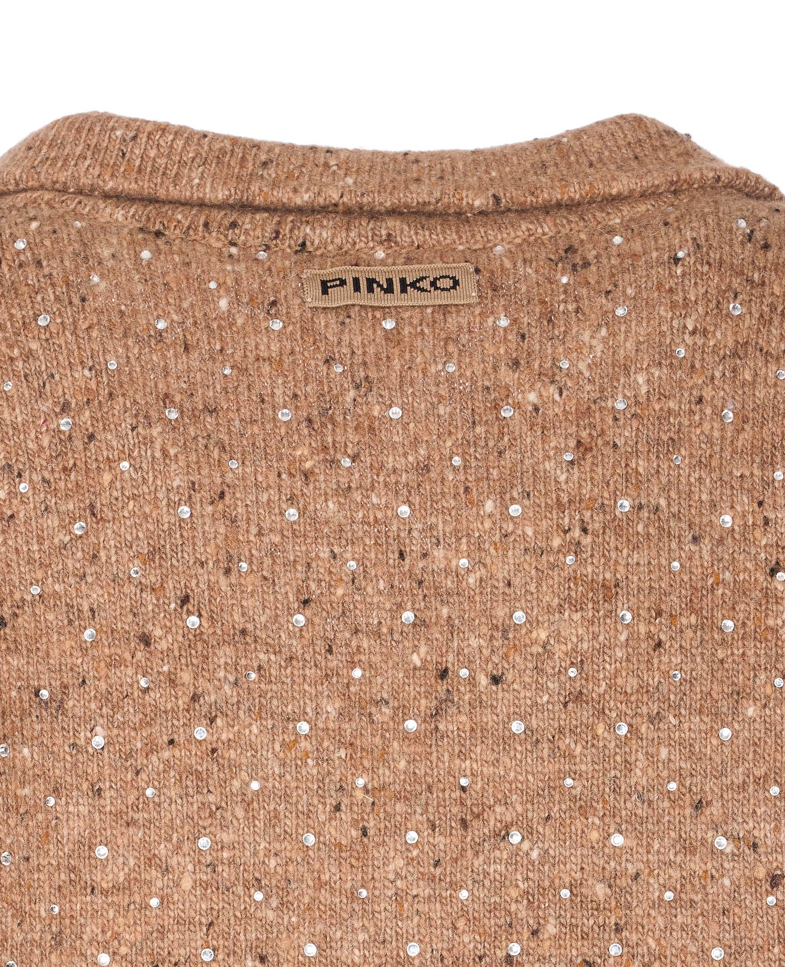 Pinko T-Shirts And Polos Beige Wool