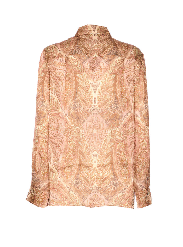 Zimmermann Shirts Pink Silk