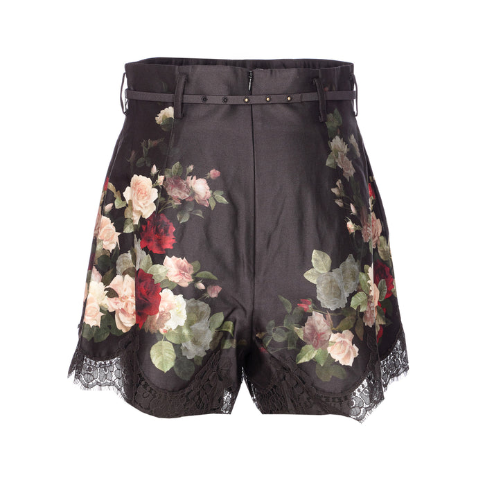 Zimmermann Shorts Black Silk