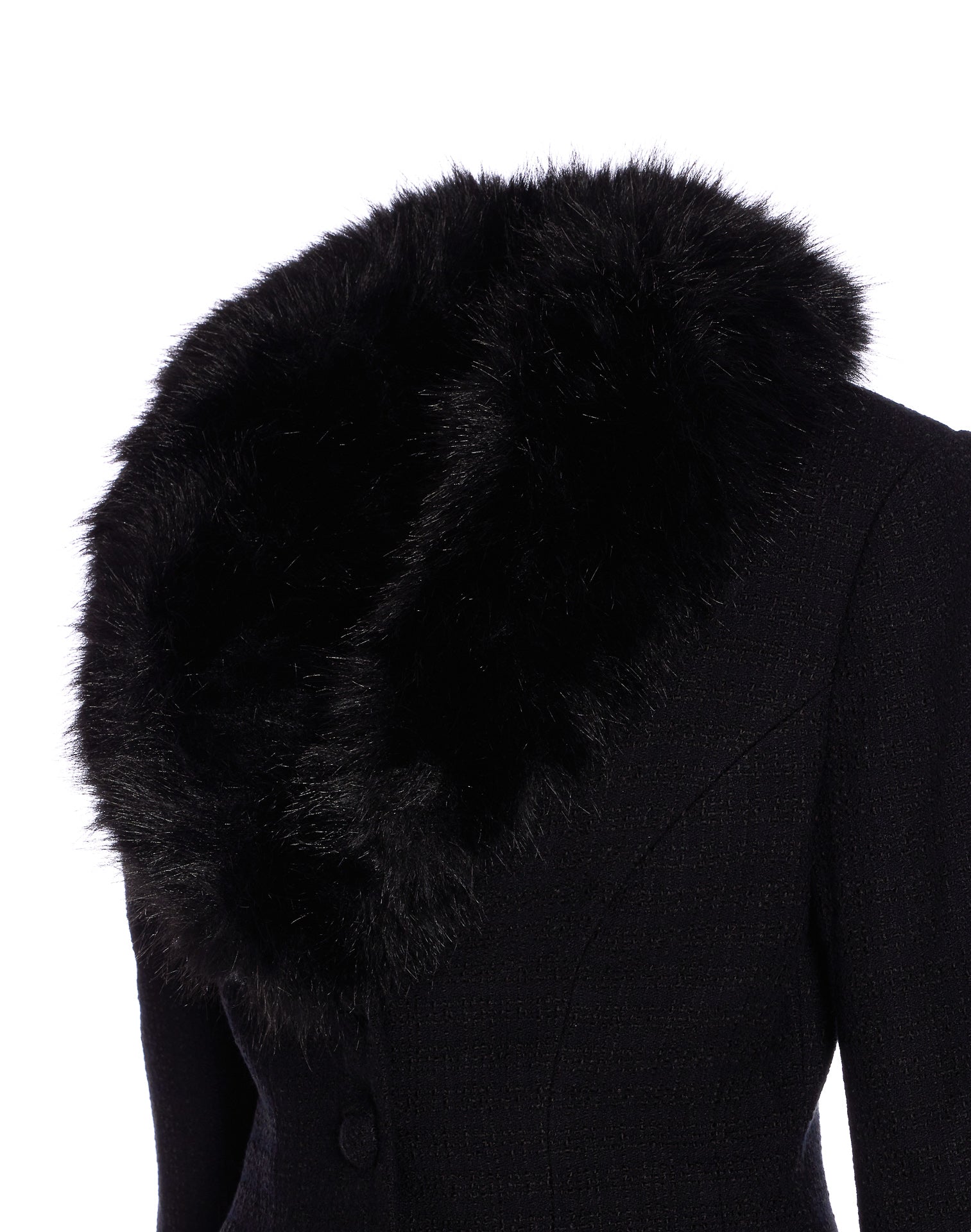 Self Portrait Jackets Black Acrylic