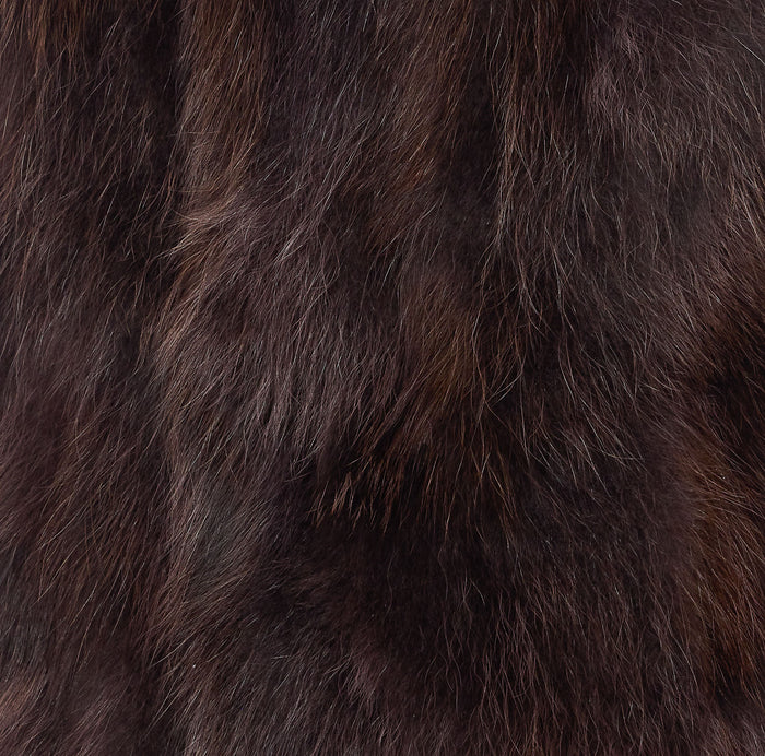 Bully Jackets Brown Racoon Fur