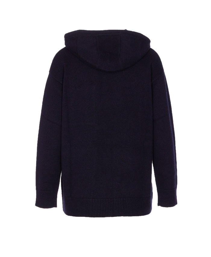 Max Mara Sweaters Blue Wool