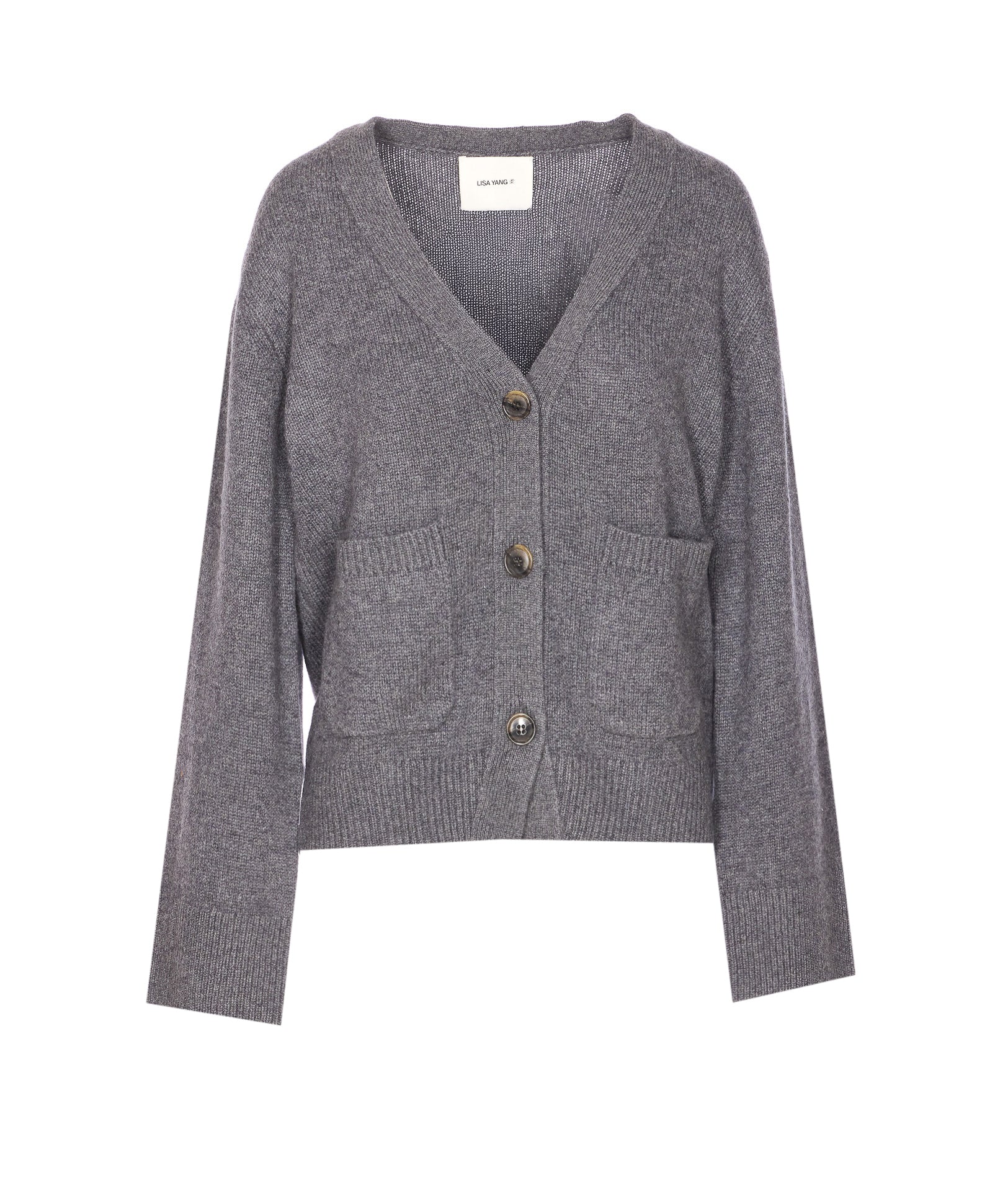 Lisa Yang Sweaters Grey Cashmere