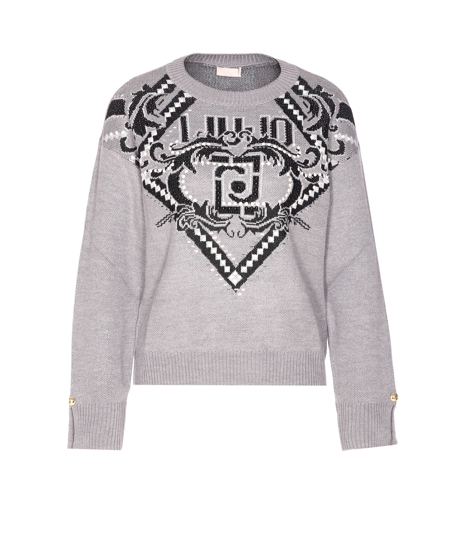 Liu Jo Sweaters Grey Acrylic