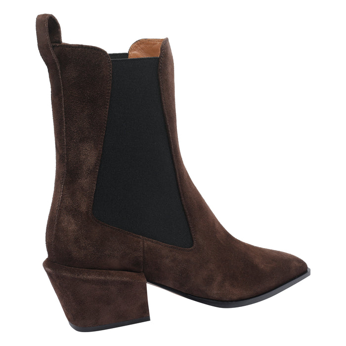 Paris Texas Boots Brown Calf Leather/leather Sole