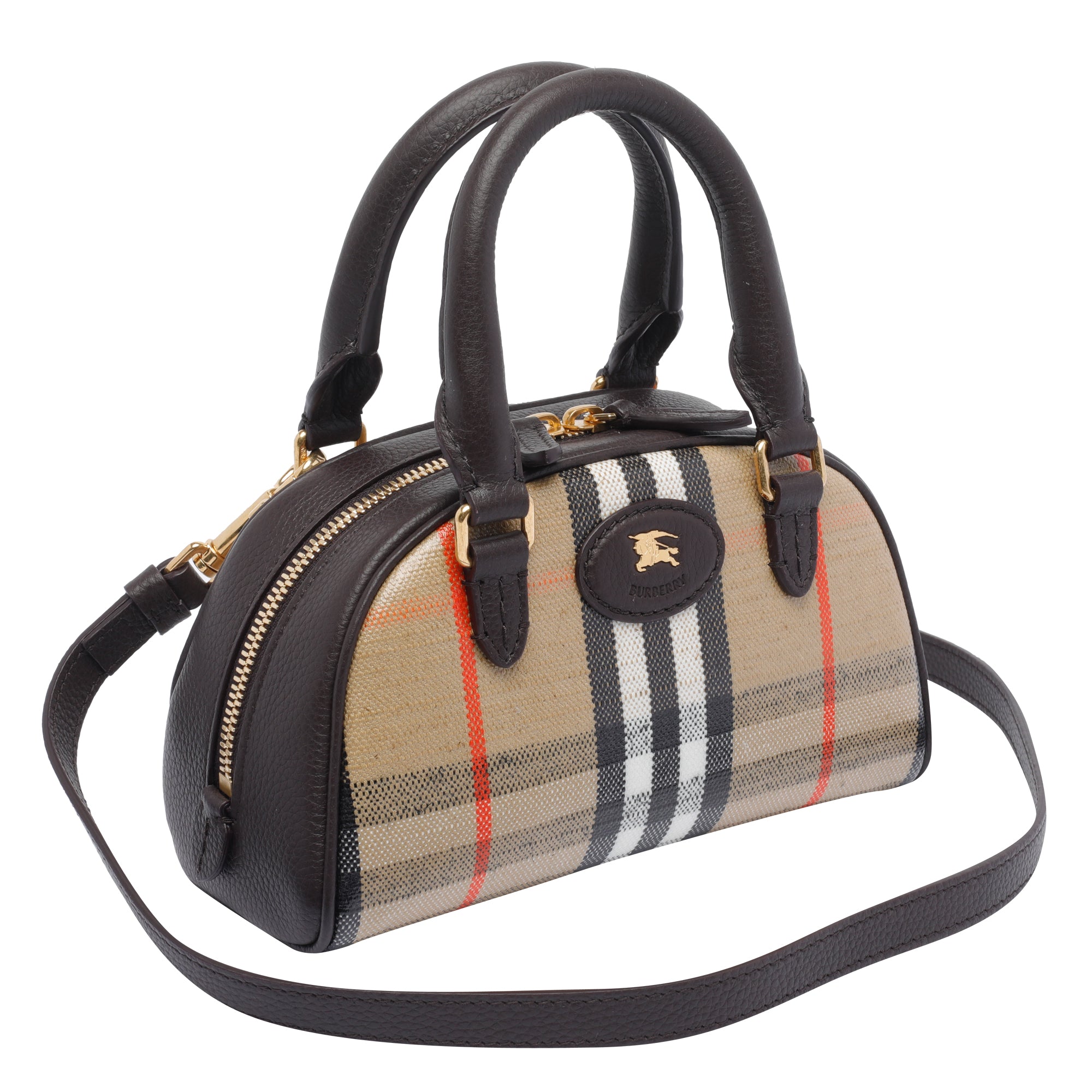 Burberry Bags Beige Cotton Viscose Linen