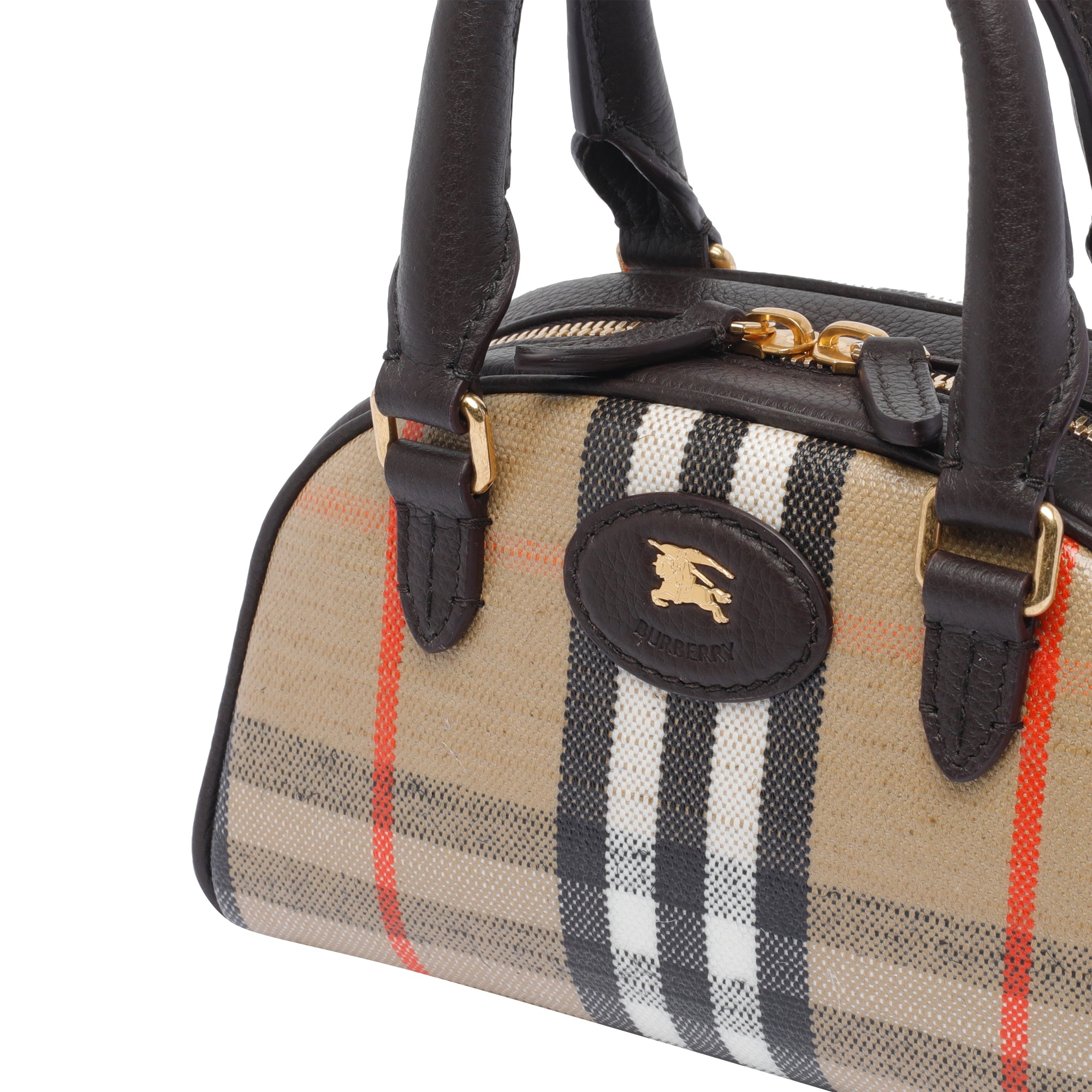 Burberry Bags Beige Cotton Viscose Linen