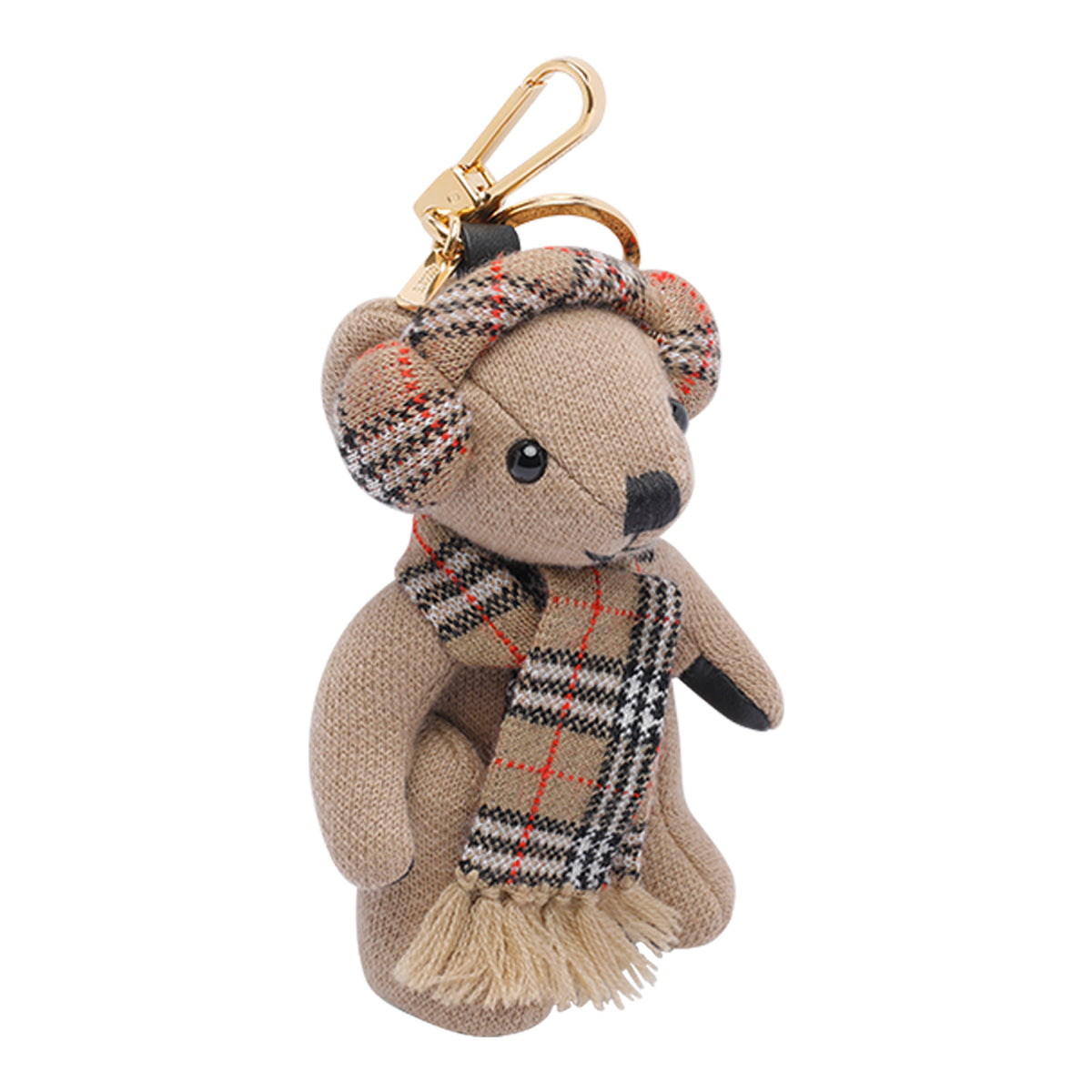 Burberry Keychains Beige Wool Cashmere