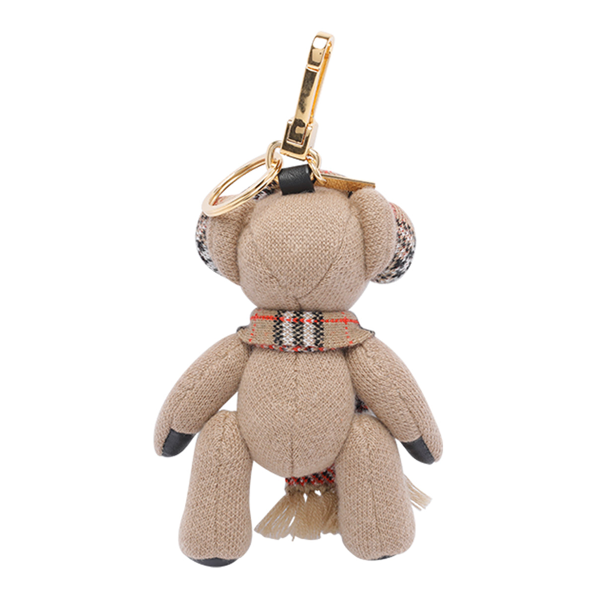 Burberry Keychains Beige Wool Cashmere