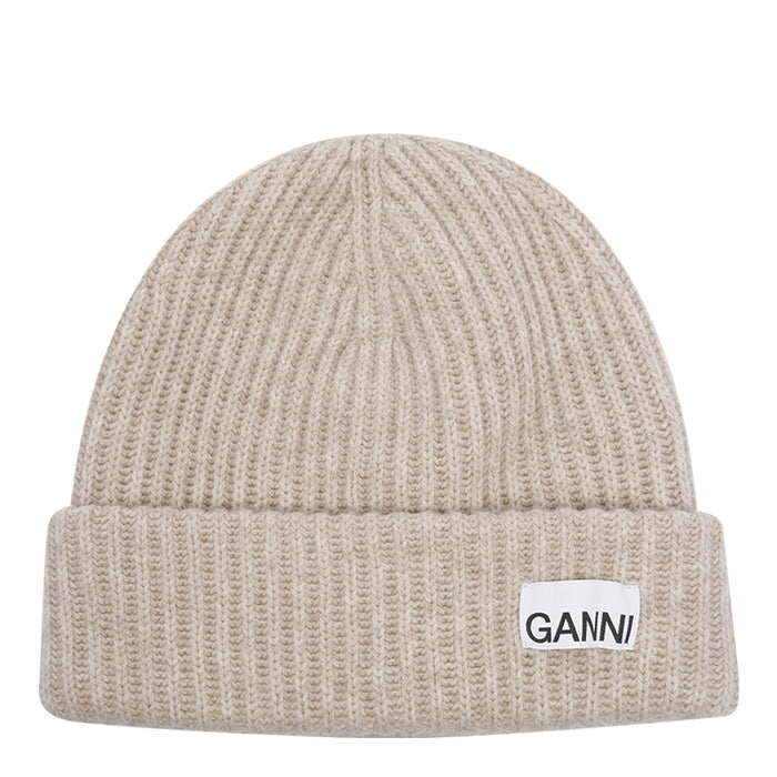 Ganni Hats Beige