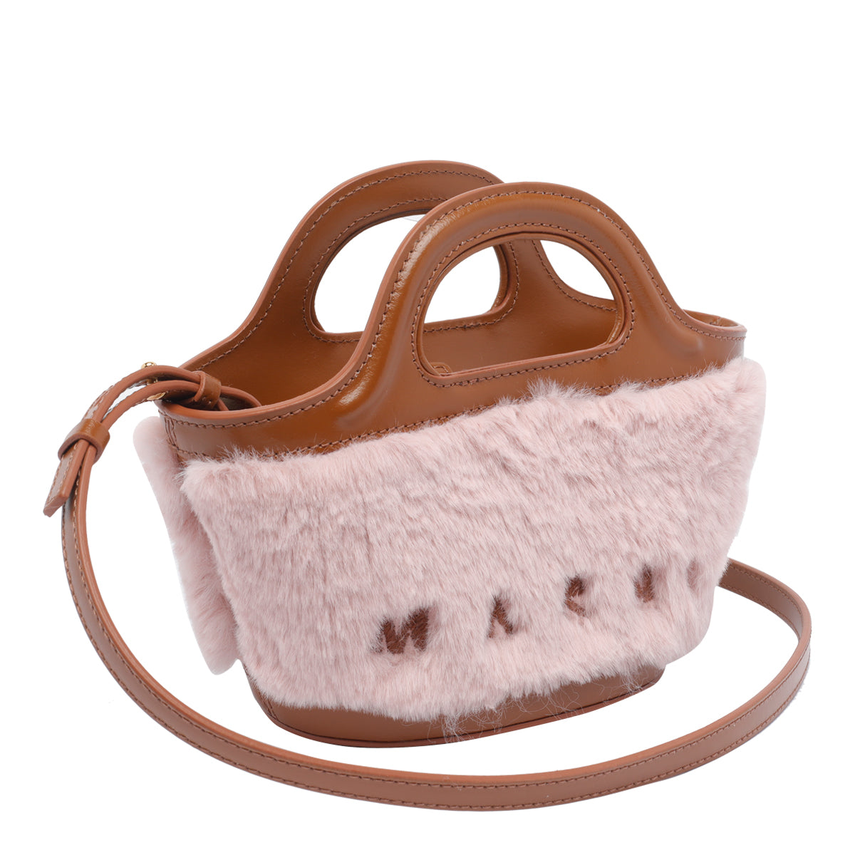 Marni Bags Pink Polyester Leather Trim