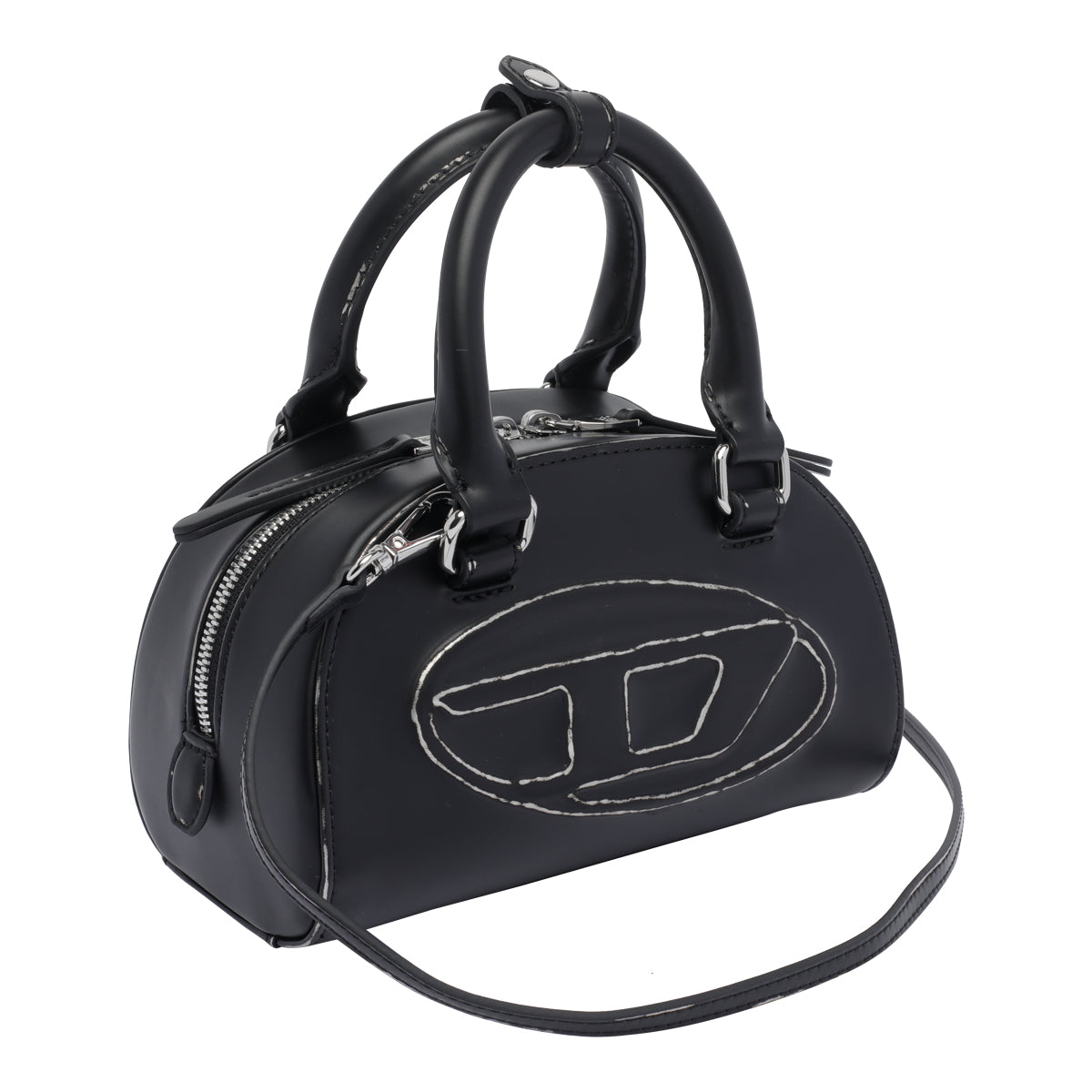 Diesel Bags Black Polyurethane