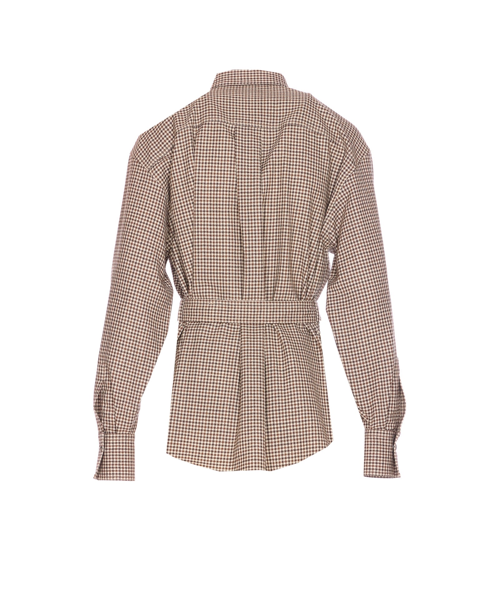 Brunello Cucinelli Shirts Beige Virgin Wool